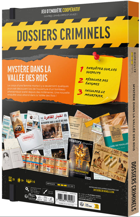 Dossiers Criminels : Mystère dans la Vallée des Rois (français)