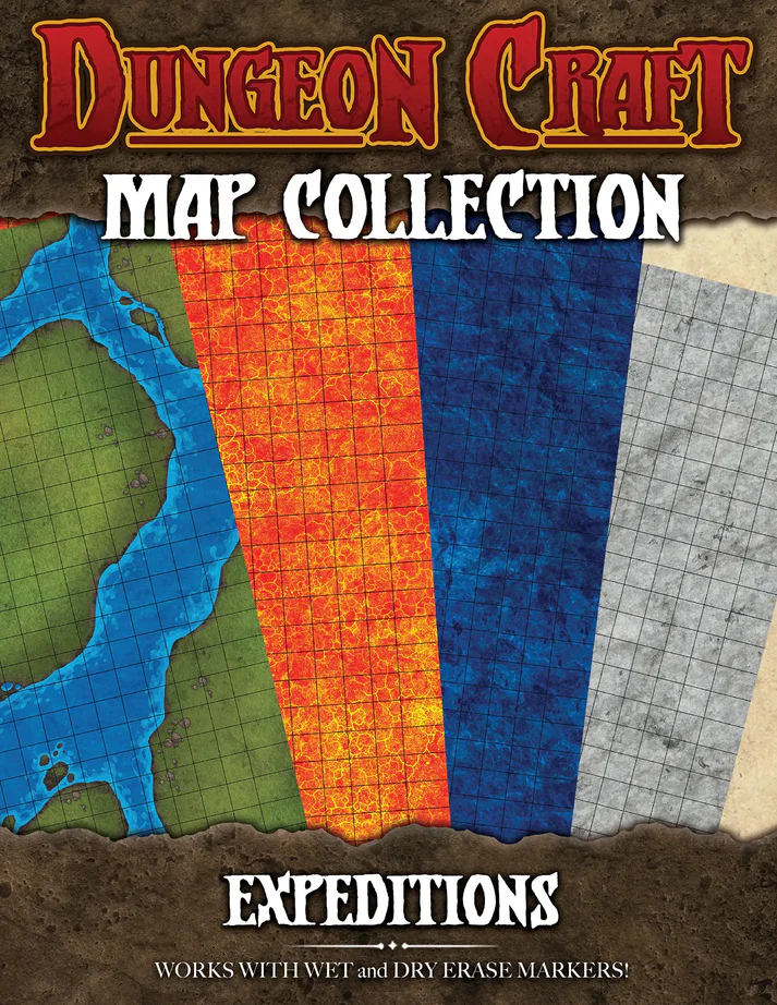 Dungeon Craft: Map Collection - Expeditions (Paquet de 4)