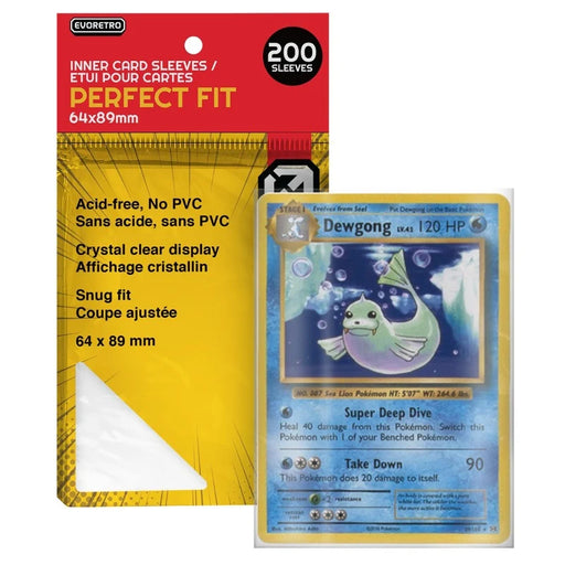 Protecteurs de cartes: EvoRetro - Perfect Fit - Paquet de 200