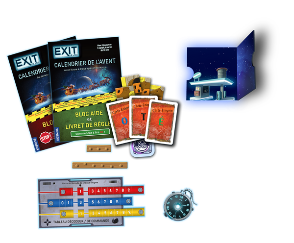 Exit: Calendrier de l'avent - Course Intergalactique (français) [précommande] *** Septembre 2026 ***