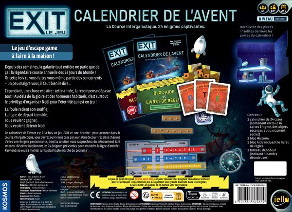 Exit: Calendrier de l'avent - Course Intergalactique (français)