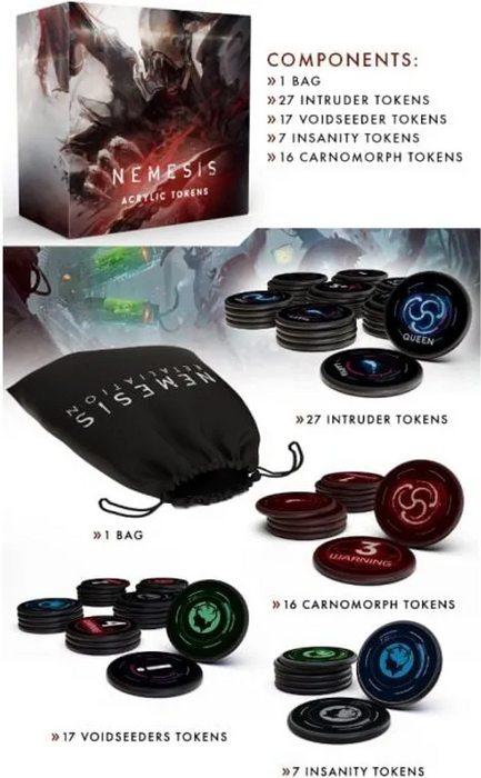 Nemesis: Acrylic Tokens