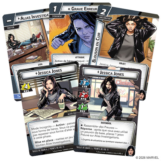 Marvel Champions: JCE – Jessica Jones - Paquet Héro (français)