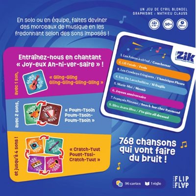 Zik - Édition 100% Québécoise (français)