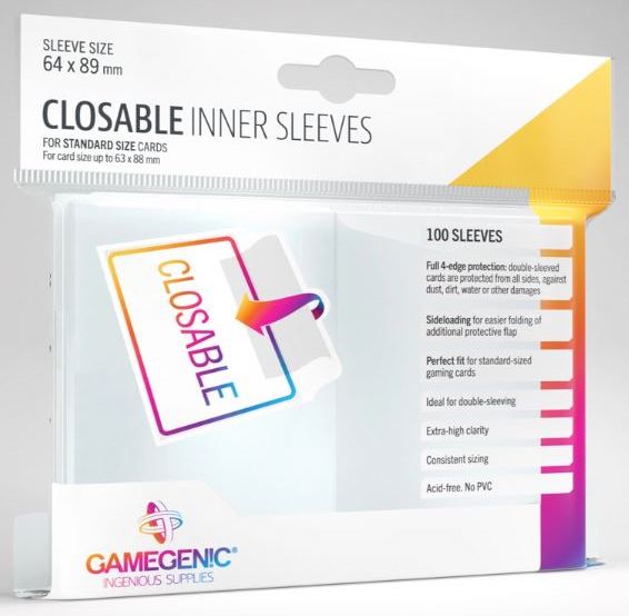 Sleeves: Inner Closable (pack of 100)