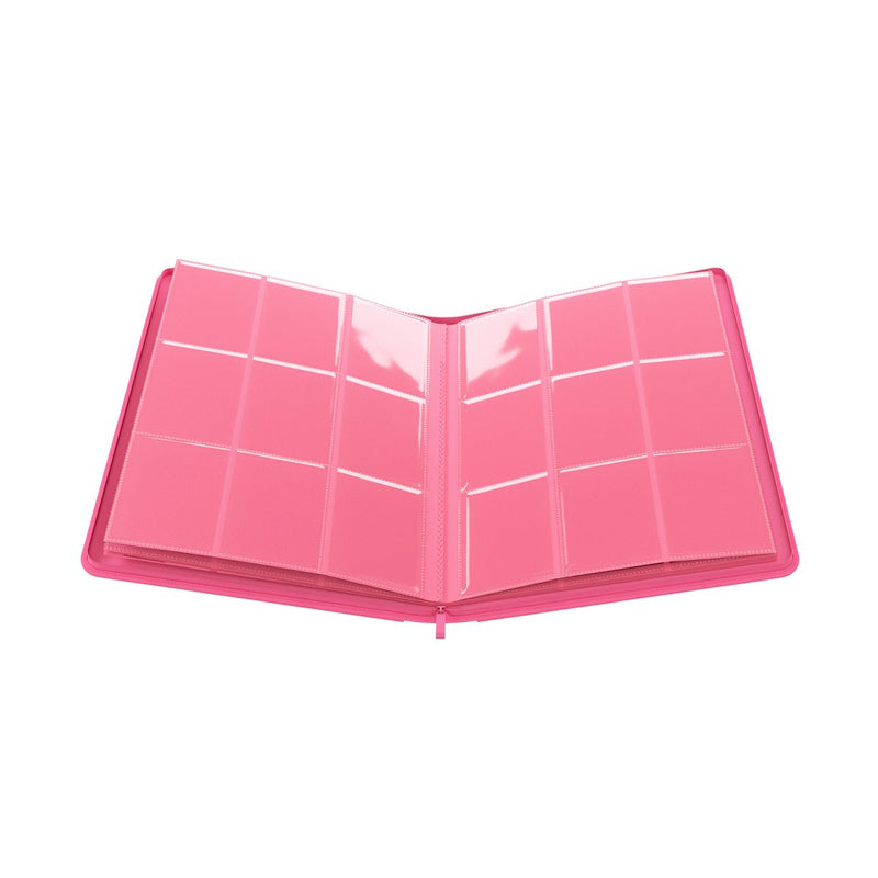 Cartable "Zip-Up" Album - 18 Pochettes - Rose