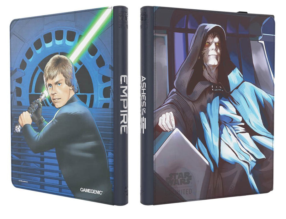 Star Wars Unlimited - Ashes of the Empire : Luke & Palpatine 18 Pockets Binder