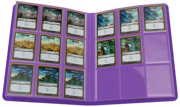 Cartable Album - 18 Pochettes - Violet