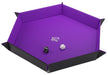 Magnetic Dice Tray : Hexagonal - Black / Purple (multilingue)