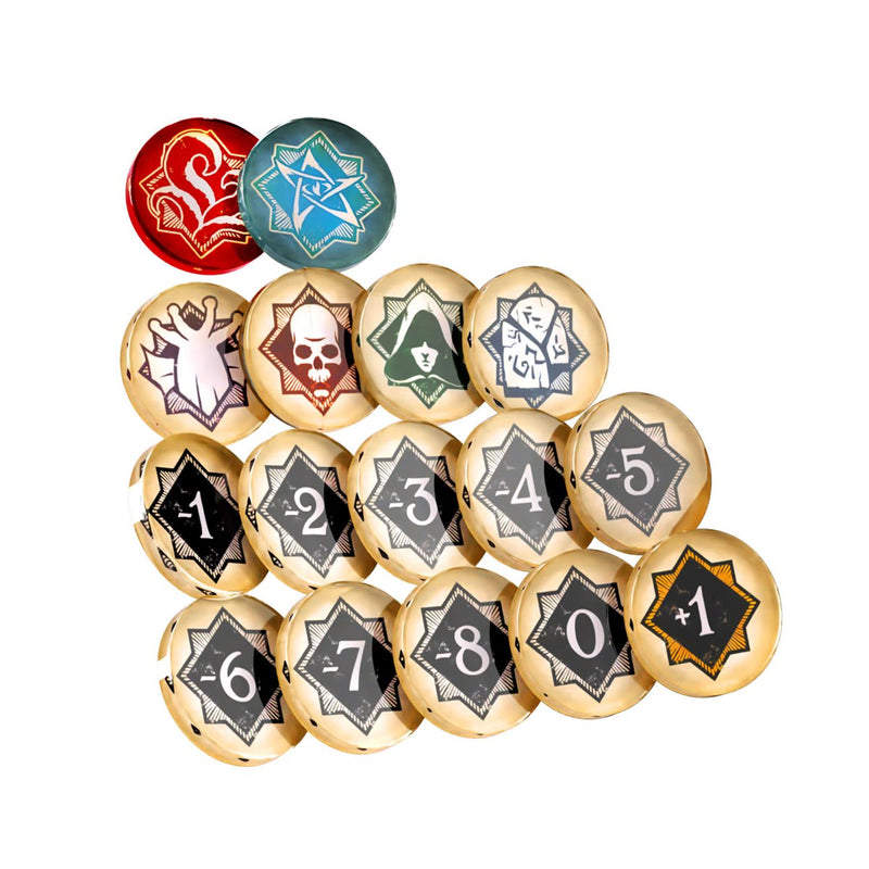Arkham Horror: The Card Game - Jetons Chaos + Sac pour jetons