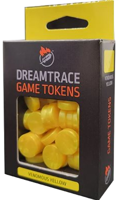 Jetons de jeux DreamTrace: Jaune Venimeux
