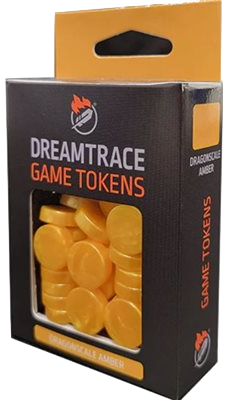 Jetons de jeux DreamTrace: Écailles de Dragon Ambre