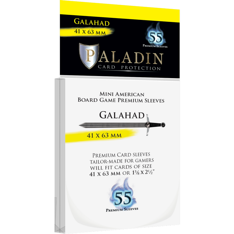 Protecteurs de cartes: Paladin Premium Galahad - 41mm x 63mm