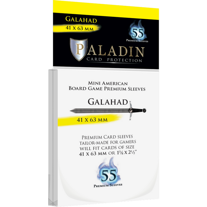 Protecteurs de cartes: Paladin Premium Galahad - 41mm x 63mm