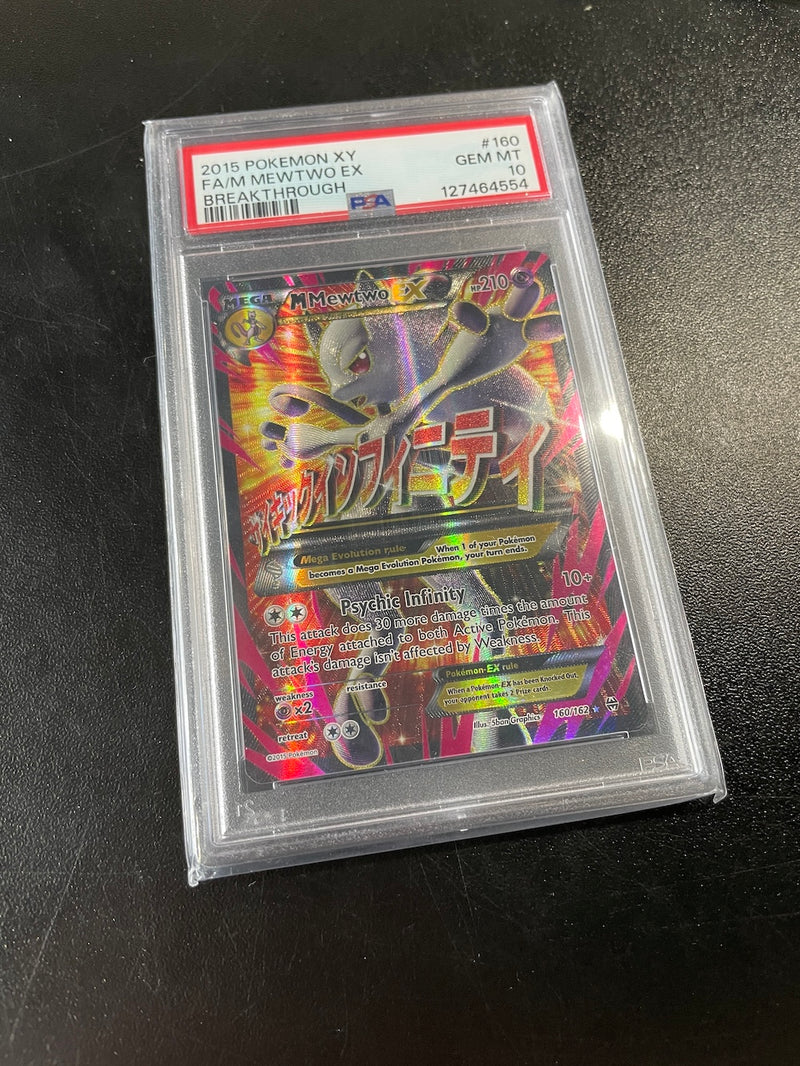 M Mewtwo EX (160 Full Art) - XB  - Ultra Rare - Holofoil - PSA 10