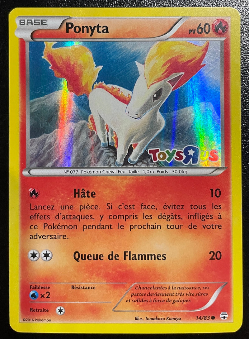 Ponyta FRANÇAIS (014/83) - CPDFR  - Promo - Holofoil
