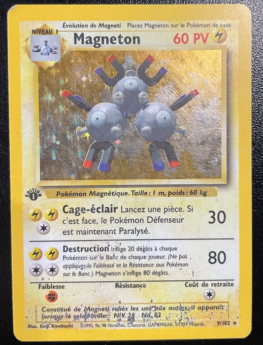 Magneton FRANÇAIS (9/102) - BSFR  - Holo Rare - Édition 1 Holofoil
