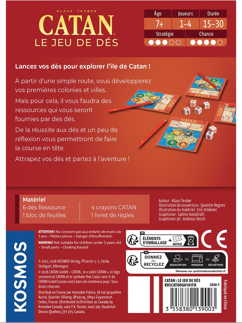 Catan: Le Jeu de Dés (français)