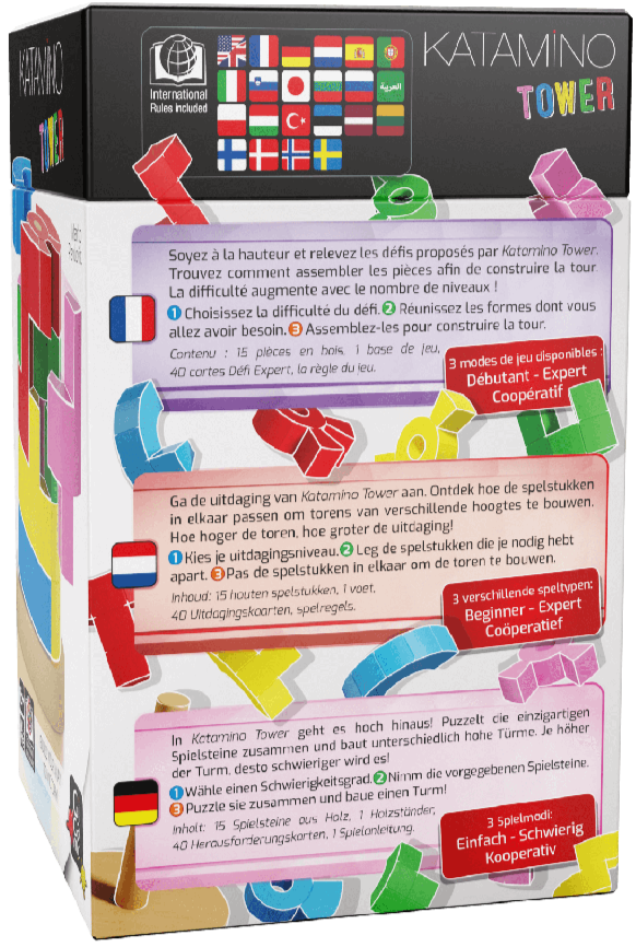 Katamino Tower (Multilingual)