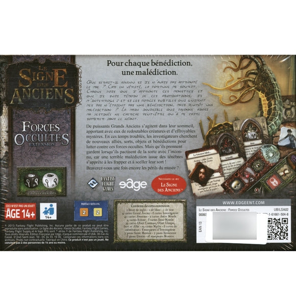 Le signe des anciens + Forces ocultes + Les portais d'Arkham (français) - USAGÉ