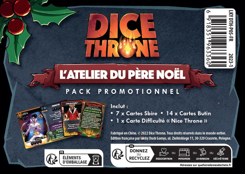 Dice Throne : Père-Noël vs Krampus - L'Atelier du Père Noël (français)