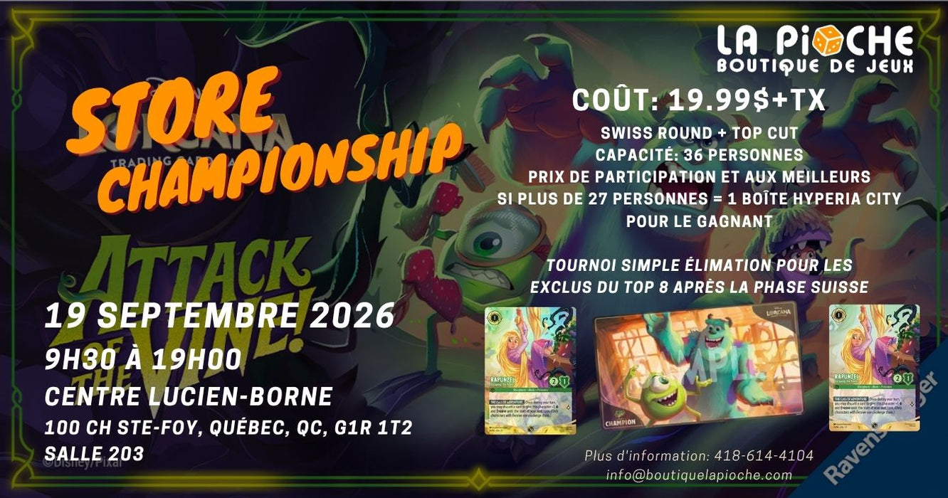 Store Championship - Attack of the Vine! - 19 septembre 2026