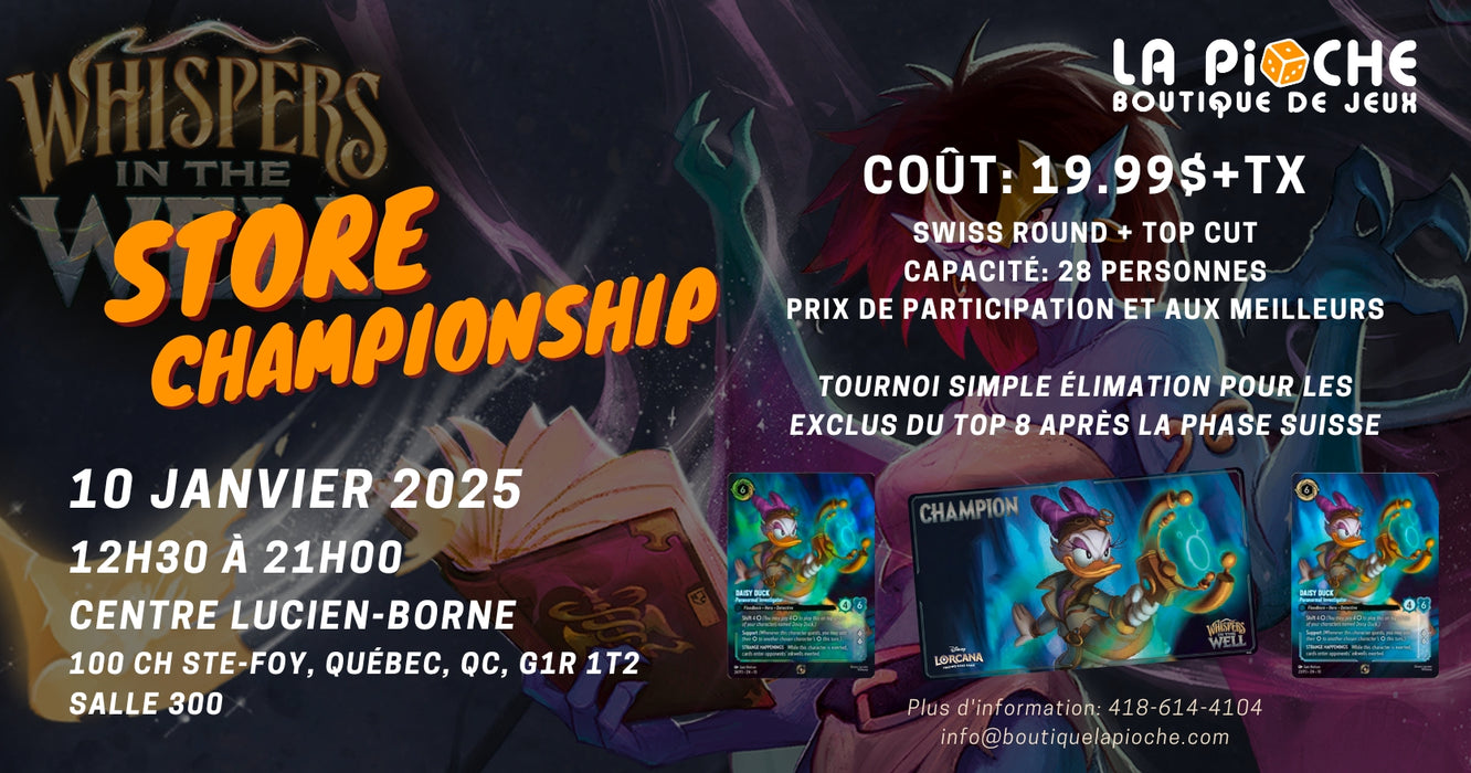Store Championship - Whispers in the Well - 10 janvier 2026