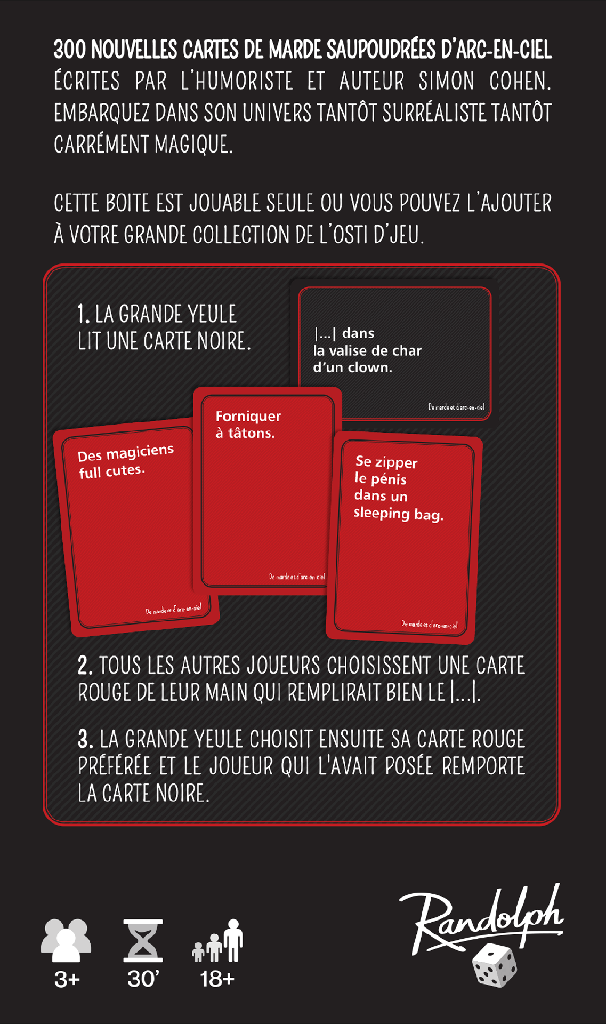 L'Osti d'Jeu: De Marde et d'Arc-en-ciel (français)