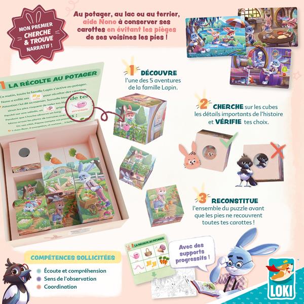 Les Cubes Puzzle de Nono (français)