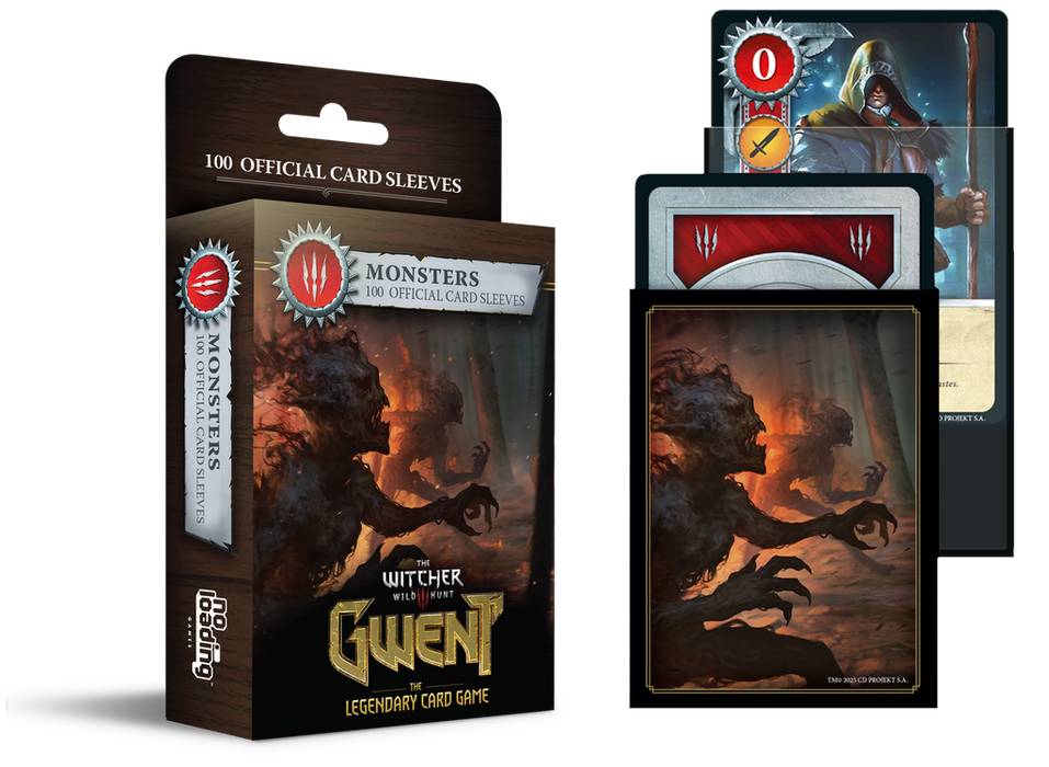 Gwent: Protecteurs de cartes - Monsters (Paquet de 100)