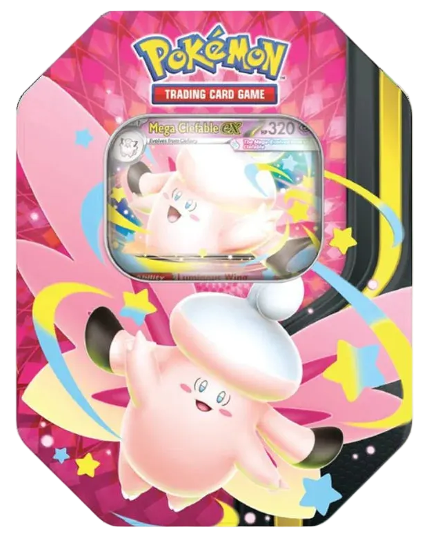 Mega Evolution: Moonlit Tin - Mega Clefable ex (français)