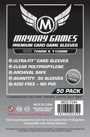 Magnum Lost Cities Card Protectors 70mm x 110mm Deluxe - Pack of 50