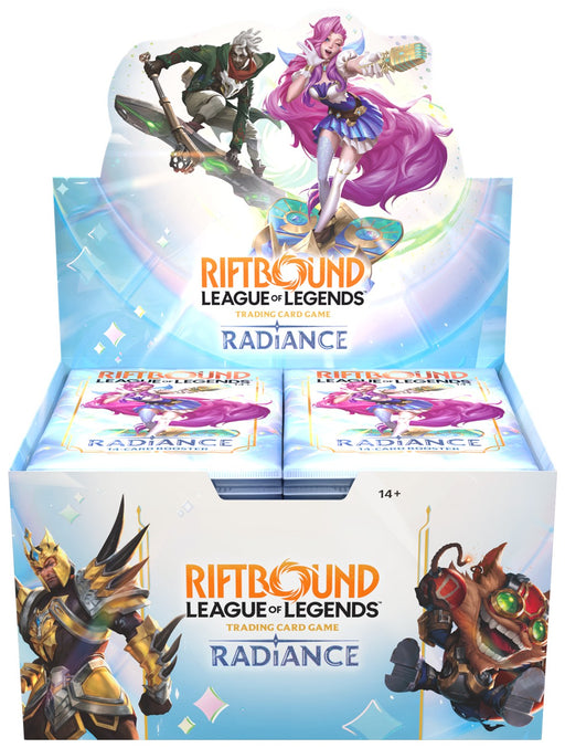 RIFTBOUND LEAGUE OF LEGENDS TCG RADIANCE BOOSTER DISPLAY (14/24/6)