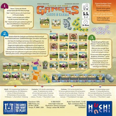 Rajas of the Ganges: Cards & Karma (multilingue)