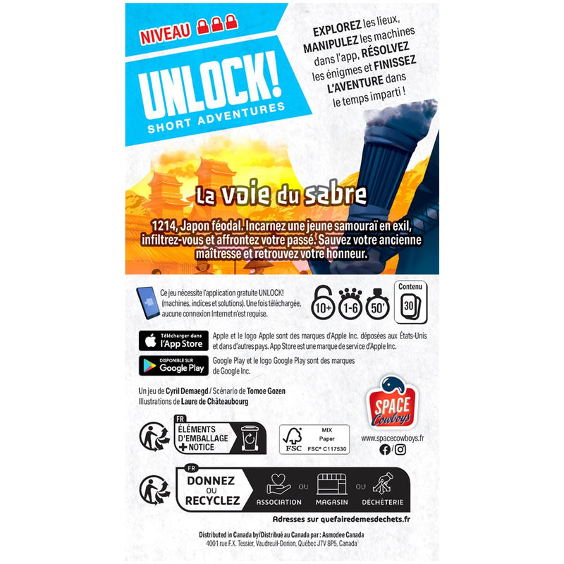 Unlock! Short Adventures #14 - La Voie du Sabre (French)