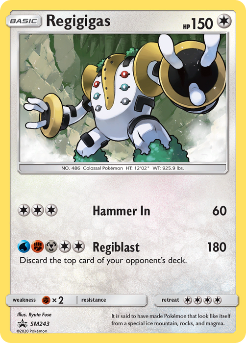 Regigigas (SM243) - SP  - Promo - Holofoil