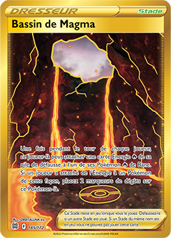 Bassin de Magma (Secret) (185/172) - ESE  - Secret Rare - Holofoil