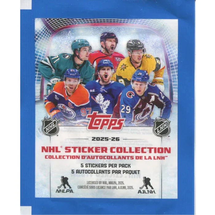 2025-2026 Hockey - NHL Sticker Pack (anglais)