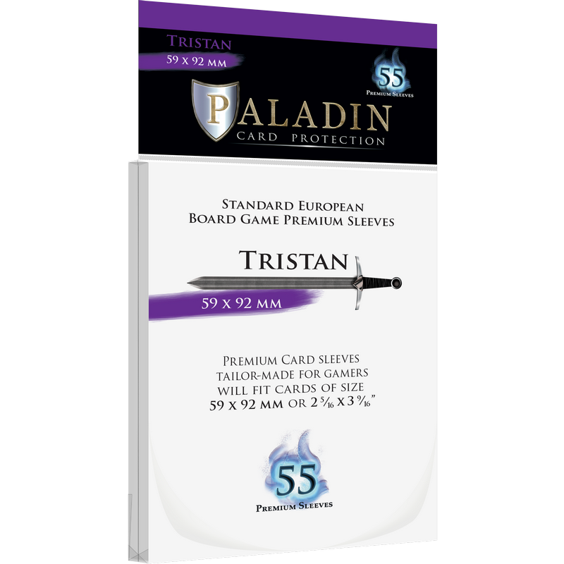 Protecteurs de cartes: Paladin Premium Tristan - 62mm x 95mm