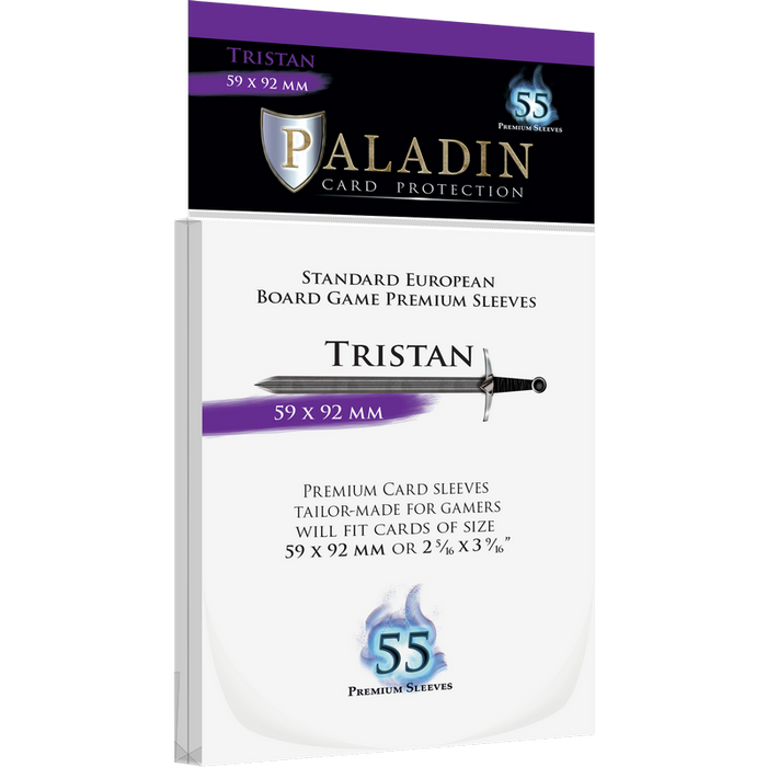 Sleeves: Paladin Premium Tristan - 62mm x 95mm