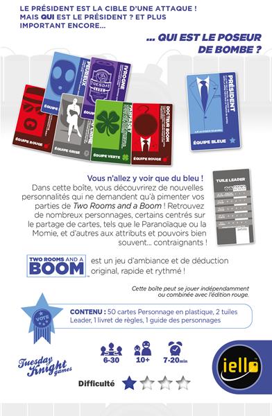 Two Rooms and a Boom: Boîte bleue (français)