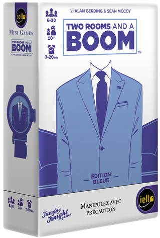 Two Rooms and a Boom: Boîte bleue (français)