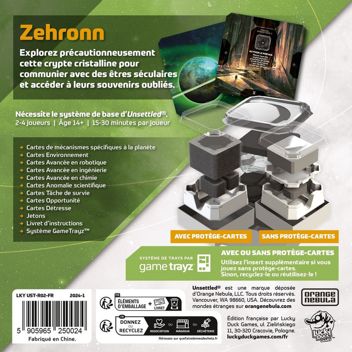 Unsetttled: Zehronn (French)