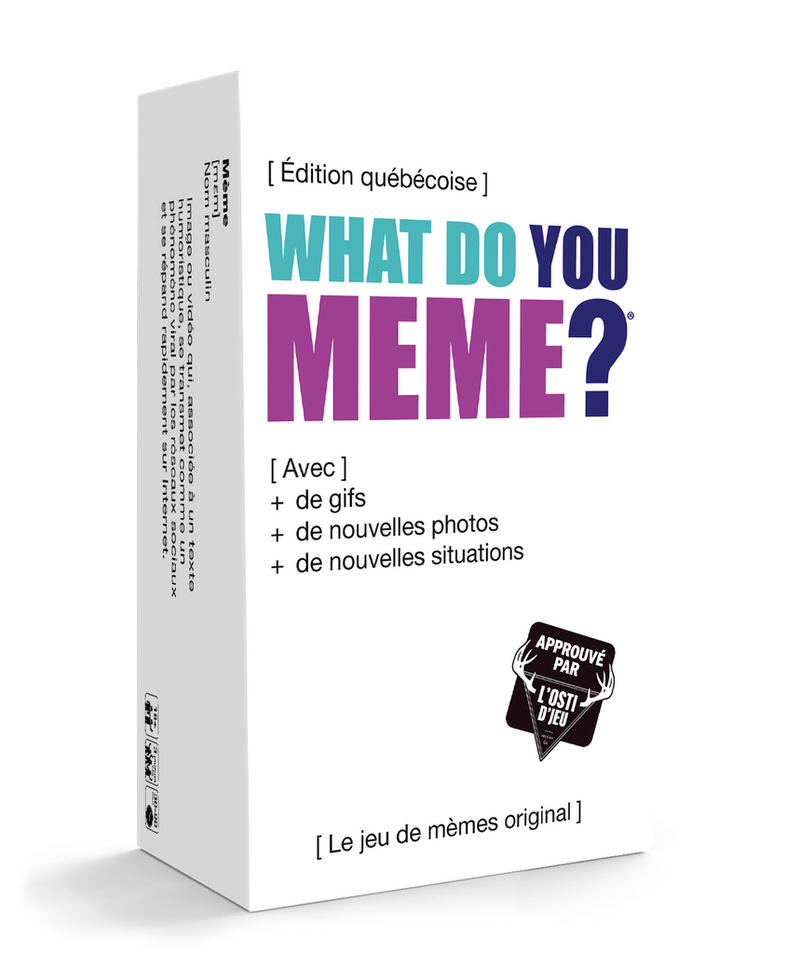 What Do You Meme? GIF Quebec Edition (French)