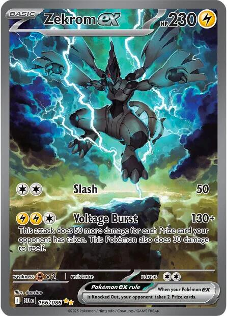 Zekrom ex (166/086) - SBB  - Special Illustration Rare - Holofoil