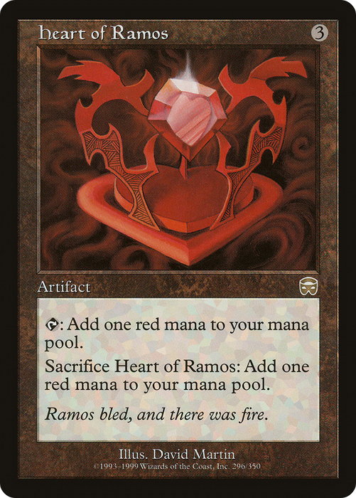 Heart of Ramos (MMQ-296) - rare - Foil