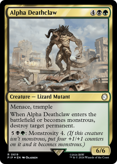 Alpha Deathclaw (PIP-619) - rare - Foil
