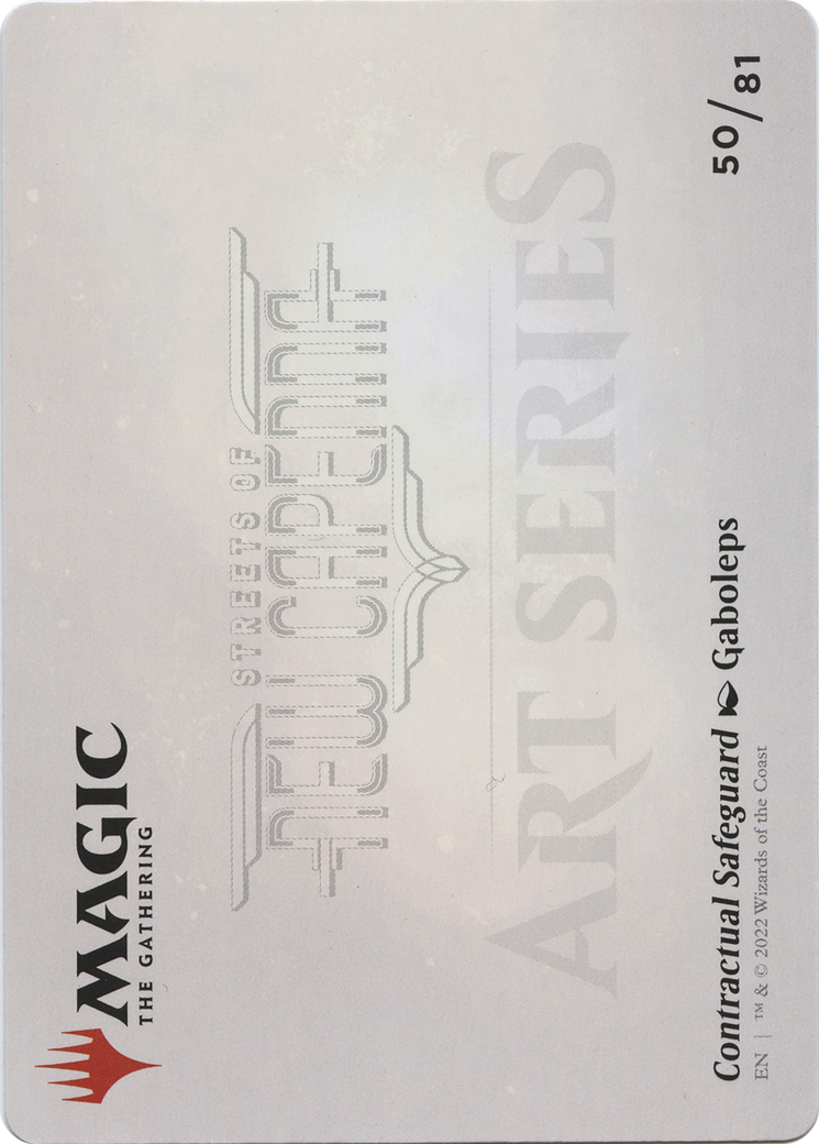 Contractual Safeguard // Contractual Safeguard (ASNC-050) - common (Borderless) - Foil