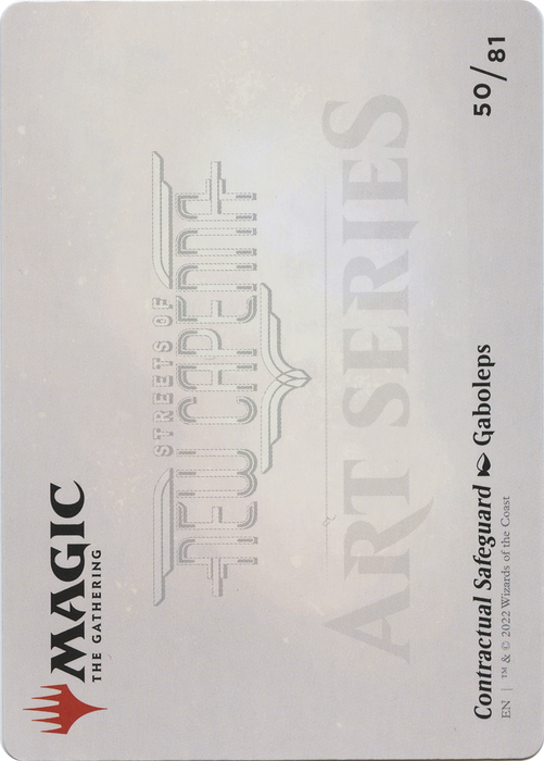 Contractual Safeguard // Contractual Safeguard (ASNC-050) - common (Borderless) - Foil