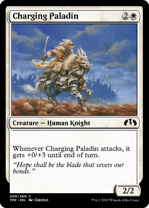 Charging Paladin (TPR-009) - common - Foil